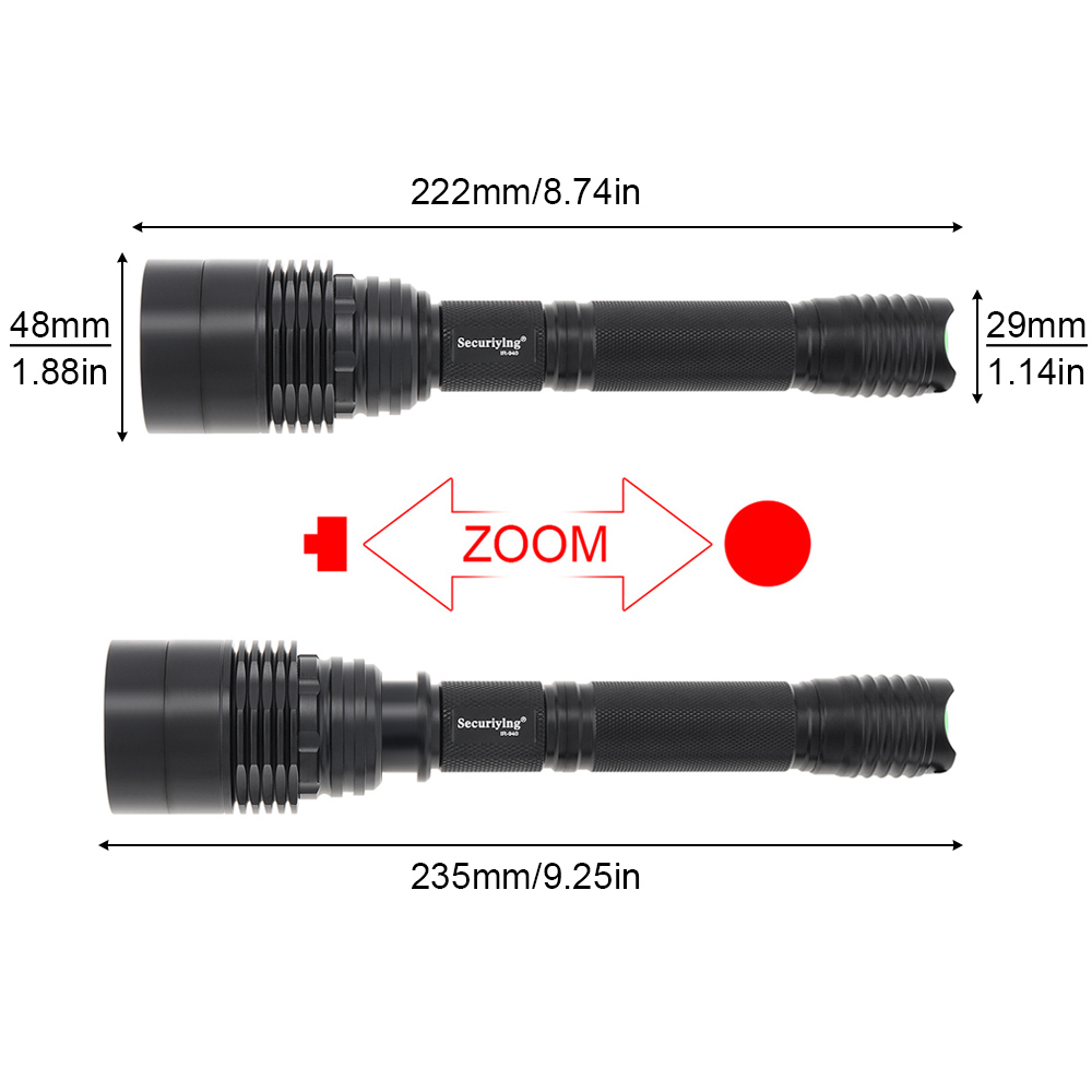 Senter inframerah 10W IR 940nm - Hunting Thermal Imaging Scope ulasan dan harga